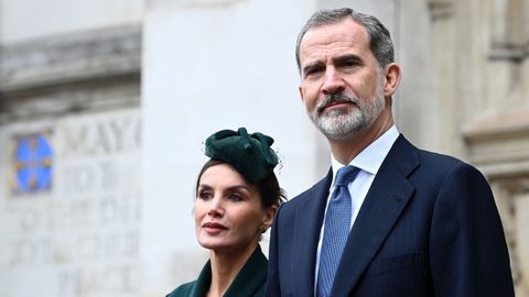 Los reyes de Espa�a, Felipe y Letizia