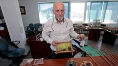 José Manuel Rosas, patrón maior de Bueu e presidente da Federación Provincial de Confrarías de Pontevedra