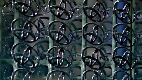 Imagen del logotipo de una marca de automoci�n fabrica por la empresa gallega