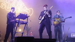 The Rapants, en la presentaci�n de su nuevo disco, en el Multiusos Fontes do Sar de Santiago, a finales de marzo.