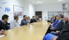 La sede del PP acogi� la reuni�n para hablar de la PAC. 