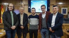 Inauguraci�n del certamen de gaitas.
