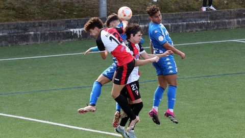 Fernando Redondo Bugallo, en un partido con el Arousa de la Divisin de Honor juvenil.