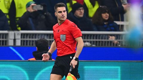 S&aacute;nchez Rojo, durante un partido de la Liga de Campeones.
