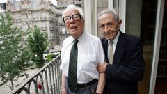 Del Riego e D�az Pardo na Fundaci�n Penzol no 2006.