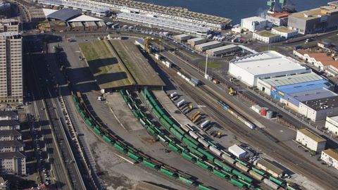 Terminal ferroviaria de mercancas del puerto de A Corua