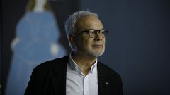El psiquiatra Luis Ferrer i Balsebre, durante una charla en el instituto Rafael Dieste de A Coru�a
