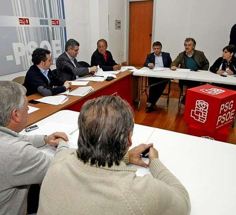 Parte de la ejecutiva provincial se reuni� ayer con alcaldes.