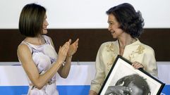 Las dos reinas en el acto de Unicef
