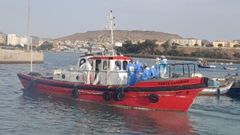 Barco en el que se han evacuado a tres pacientes sospechosos de hantavirus del crucero MV Hondius y que se dirigen a Pa&iacute;ses Bajos