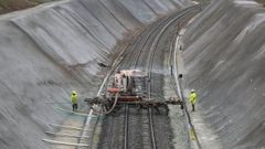 Obras de mejora de la l�nea Lugo-Monforte-Ourense