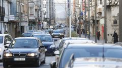 En la r�a da Pravia hay menos plazas de aparcamiento desde que se reform� la calle y se implant� la zona azul