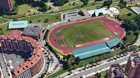 Pistas deportivas del barrio de San L�zaro de Oviedo