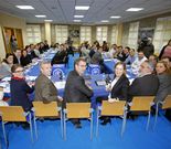 Reuni�n del comit� ejecutivo del PP, ayer, en Pontevedra. 