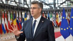 El primer ministro de Croacia, Andrej Plenkovic
