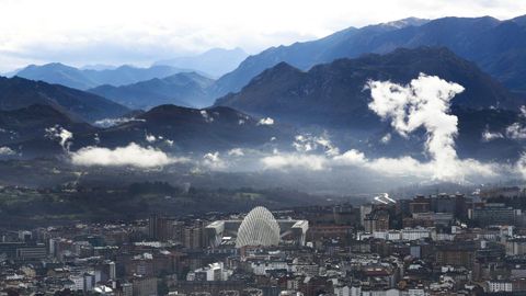 Vista de Oviedo desde el monte Naranco