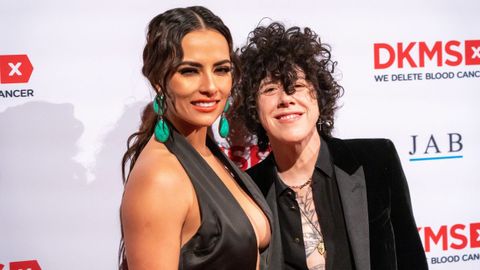 Julieta Grajales, a la izquierda de la imagen junto a su antigua pareja Laura Pergolizzi

