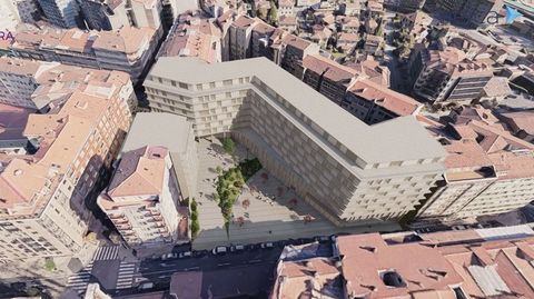 Recreaci�n de la propuesta de ordenaci�n de la parcela que se hab�a concretado en junio pasado