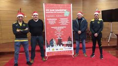 Presentaci�n de la carrera solidaria de San Silvestre en el Concello de Cambados
