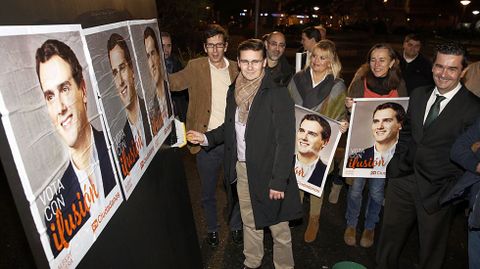 Pegada de Ciudadanos en A Coru�a. 