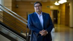 El rector de la UDC, Julio Abalde, en una imagen de archivo