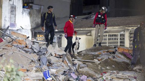 Im�genes tras el doble terremoto de magnitudes 7,2 y 7,5 producidos en Venezuela