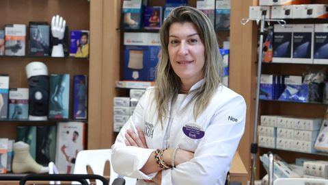 La farmac�utica Noem� Insua, especializada en Ortopedia.