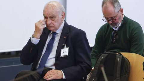 El exministro del Interior Jorge Fern�ndez D�az, sentado en el banquillo de la Audiencia Nacional.