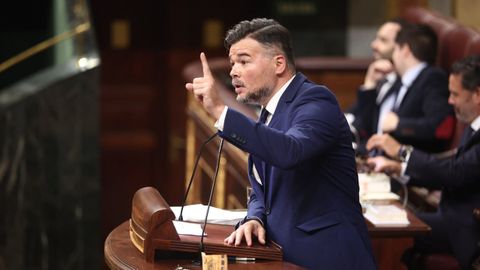 Rufi�n, el pasado viernes en el Congreso.