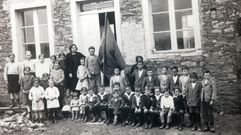 Escuela de Fornelos, en 1931