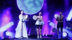 El tr�o Tanxugueiras, en concierto