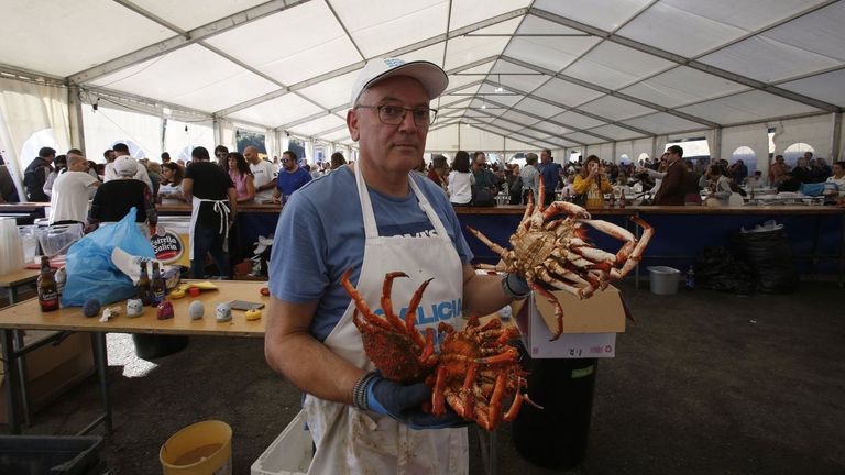 La Festa da Centola de Lorbé siempre tiene mucho tirón.