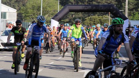 PRIMER TERRAS DE BARBANTIA BTT CON SALIDA DESDE LA AVENIDA DE COMPOSTELA EN BOIRO