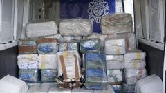 Imagen de archivo de droga incautada durante un operativo en A Coru�a