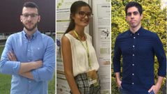 Alejandro Costoya, Alba Garc�a y Samuel Gonz�lez, tres de los diez ganadores de las becas de postgrado de la Fundaci�n Barri� para el pr�ximo curso