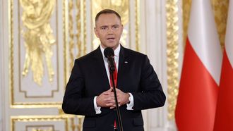 El presidente de Polonia, Karol Nawrocki.
