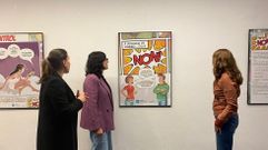 Un dos actos organizados polo Concello de Chantada para conmemorar o 25N  unha exposicin no auditorio municipal