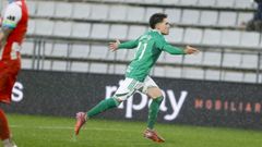 Ra�l Dacosta logr� el tanto del Racing frente al Lugo