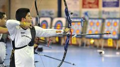 Miguel Alvari�o, durante la prueba de Nar�n