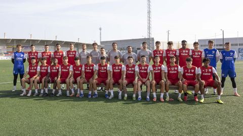 Plantilla del Berganti�os en el arranque de la pretemporada