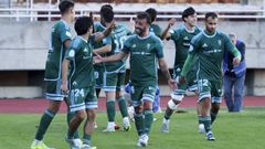 Los jugadores del Compos celebran uno de los goles en al victoria ante el Atl�tico Astorga en San L�zaro