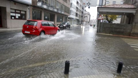 El temporal en Vilagarca