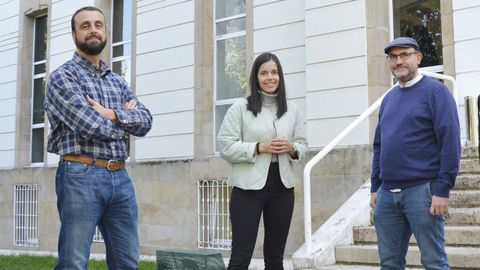 Carlos Ulloa, Ux�a Garc�a y Ferm�n Navarro son el equipo gallego de este proyecto de cooperaci�n internacional.