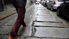 El enlosado de la calle Magdalena entre la plaza de Armas y San Diego est� catalogado.