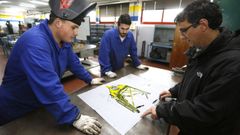 En imagen de archivo, taller de Soldadura del IES Mar�a Sarmiento de Viveiro