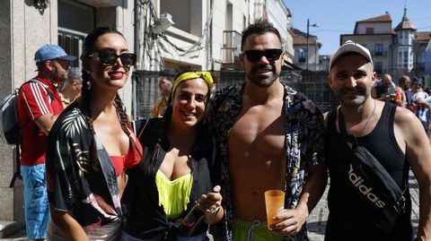 Participantes en la batucada de Verín.