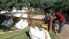Reparaci�n del parque infantil de Mollavao, Pontevedra
