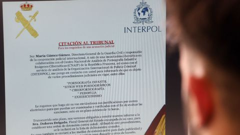 Los estafadores intentan imitar, sin mucho éxito, los documentos oficiales de la Guardia Civil.