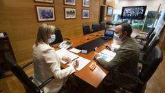 La conselleira de Pol�tica Social en el encuentro territorial de este mi�rcoles sobre el modelo de residencias