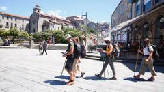 La afluencia de peregrinos cae por la pandemia del coronavirus